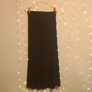 Merona XXL black long maxi skirt